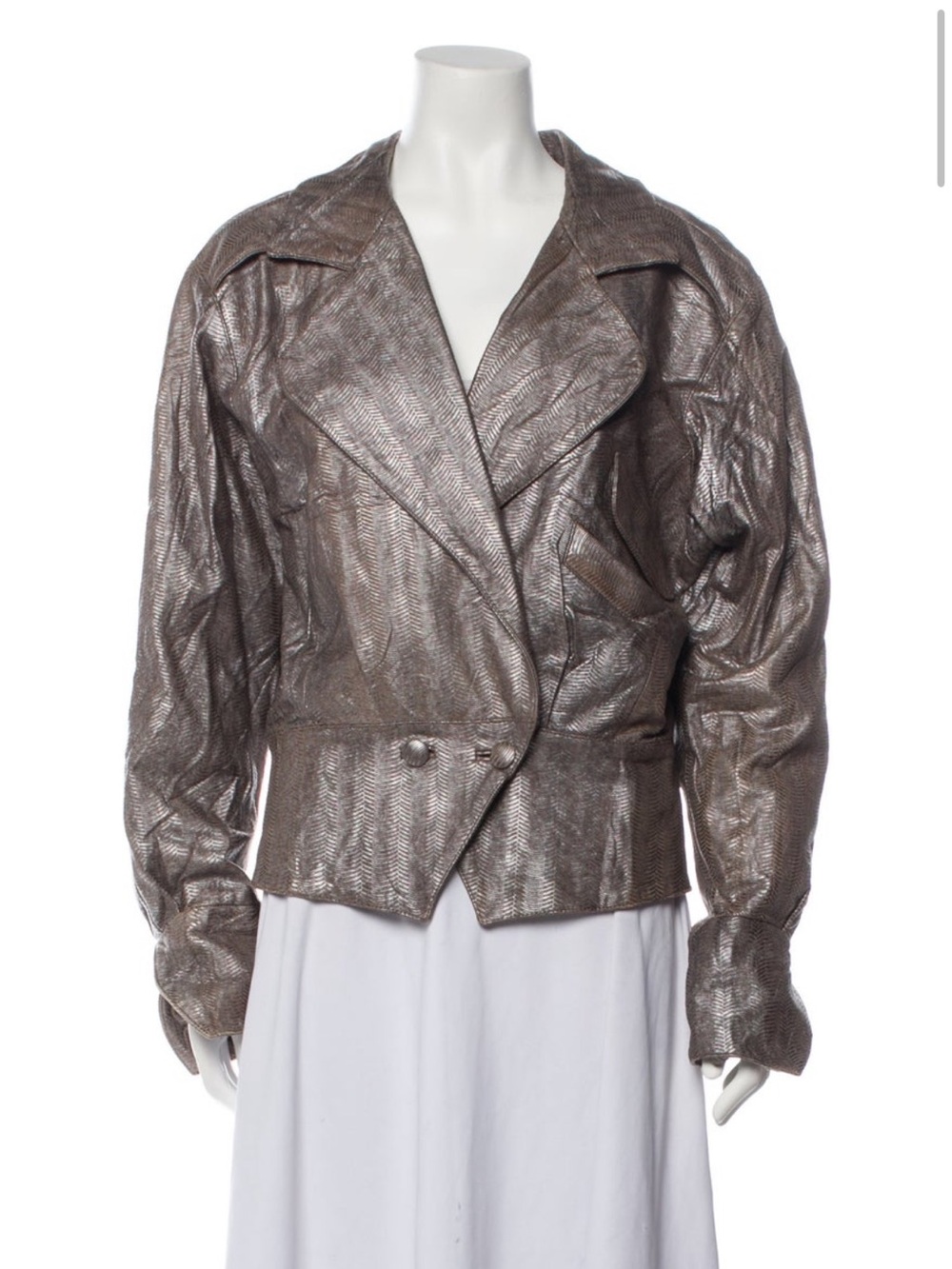 Ted Lapidus Vintage 80s Leather Jacket